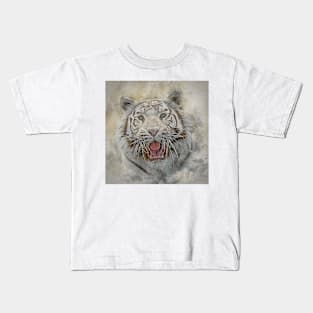 White Tiger Kids T-Shirt